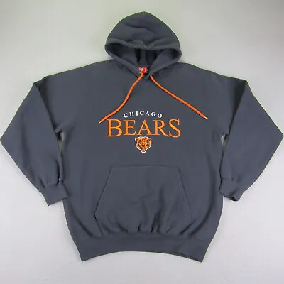 Chicago Bears Hoodie Mens Medium Blue Pullover Sweater NFL Football Sweatshirt • $29.97