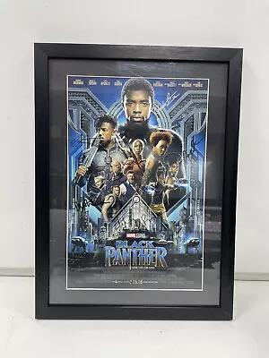 Marvel Black Panther Long Live The King Framed Movie Poster Signed • £12