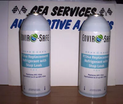 2XL CANS ENVIROSAFE W/STOPLEAK /REPLACES R12 SUBSTITUTES/ 12a =48oz/ R134a =42oz • $45.44