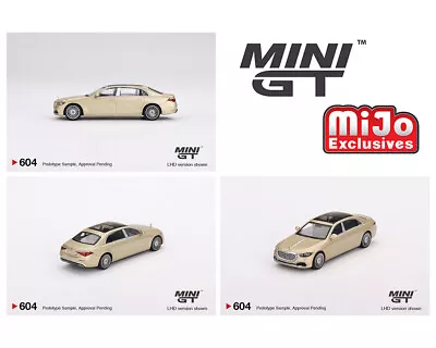 Mercedes-maybach S 680 - Champagne Metallic - Mini Gt Tsm Model #604 • $12.95