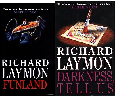 Funland Richard Laymon UK 1st Hardcover Edition 1989 SIGNED By Laymon + Free Bk • $148.75
