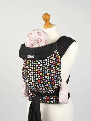 Bright Multi Coloured Spots Mei Tai Soft Baby Sling • £21.99