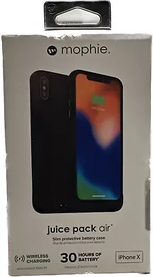 For Apple IPhone X & XS  Mophie Juice Pack Air Wireless Charging - Battery Case • $28.75