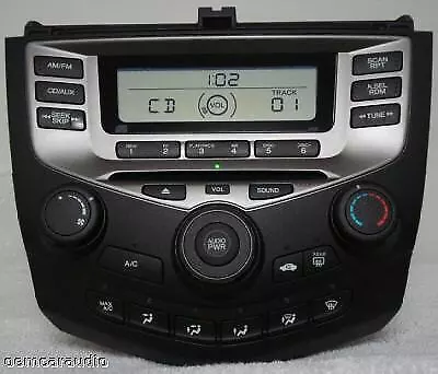 03 04 05 06 HONDA Accord Radio Stereo CD Player 2AC2 Manual Temp Climate Control • $345