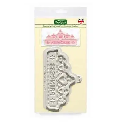 Princess Tiara Mould Silicone  Cake Decorating Katy Sue  • £12.58