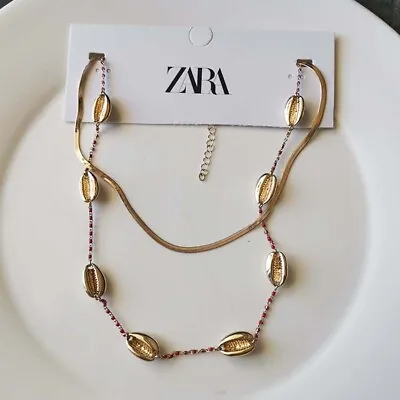 $9.99 • Buy 2pcs 16  Zara Single Strand Necklace Gift Fashion Women Party Holiday Jewelry