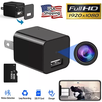 Mini Spy Camera Security Surveillance Hidden Motion Detection DVR 1080P HD Cam • $14.98