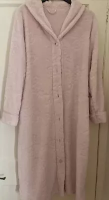 Women’s Marks And Spencer Dressing Gown /Robe Size 16-18 Pink • £20