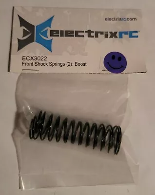 Electrix RC ECX Front Shock Springs Boost 2wd Buggy Black 2 Pcs Rc ECX3022 • $15.99