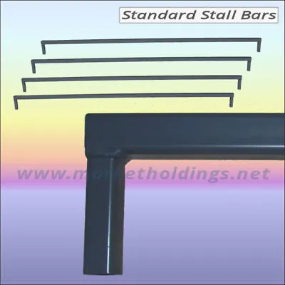 4 Foot Market Stall Bars - 1.2m Steel Bar For 25mm Table Stands Or Display Units • £936.95