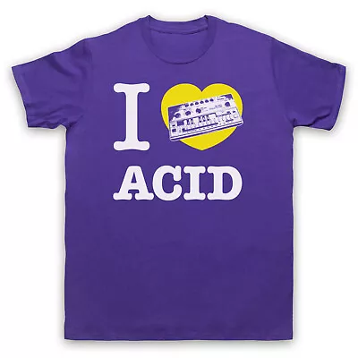 I Love Acid House 303 Dance Music Rave Techno Scene Mens & Womens T-shirt • £17.99