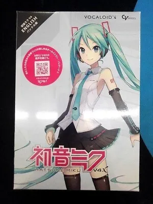 CRYPTON VOCALOID4 Hatsune Miku V4X English Bundle DVD Software From Japan • $223.25