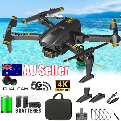 $43.83 • Buy 4K GPS Drone 3 Batteries HD Camera Drones WiFi FPV Foldable RC Quadcopter Pro 5G