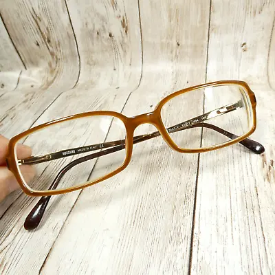 Moschino Brown Eyeglasses FRAMES W/ Metal Temples - M 3667-V 494 53-17-140 Italy • $30.36