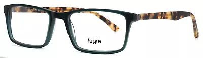 LEGRE LE301 F7 Petrol Unisex Rectangle Full Rim Eyeglasses 53-19-145 B:33 • $39.99