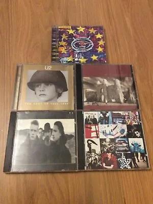 £10.99 • Buy U2 Achtung Baby Joshua Tree Zooropa The Unforgettable Fire 80’s 90’s Disc 5x CD