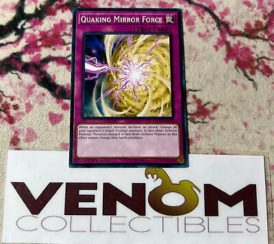 1x (VLP) - Quaking Mirror Force - LEDD-ENB23 - Common - 1st Edition YuGiOh • $3.45