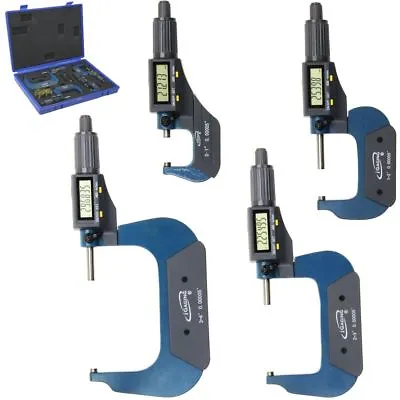 0-4  Outside Micrometer Digital Electronic Set 0-1  1-2  2-3  3-4   LCD IGaging • $249.50