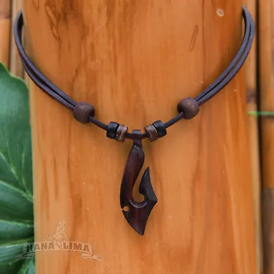 Leather Necklace Surfer Necklace Maori New Zealand Ladies Mens Necklace • $24.62