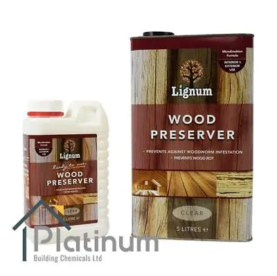 £13.30 • Buy LIGNUM Wood Preserver | Woodworm, Dry & Wet Rot Prevention Timber Treatment