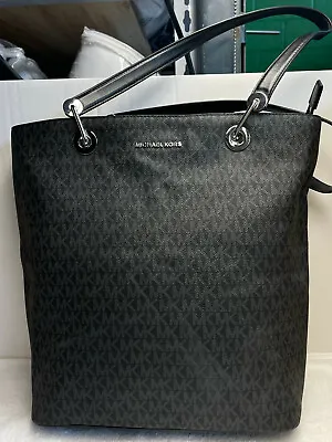 Michael Kors Signature Raven Large North South Top Zip Tote New • $270