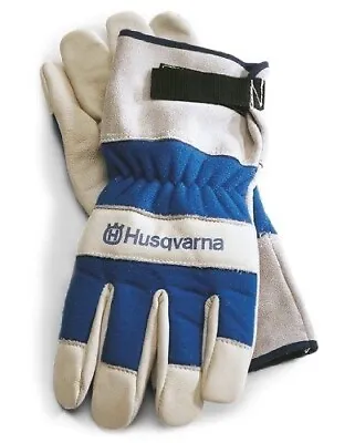 Husqvarna Heavy Duty Work Gloves - Leather Palm Size XL • $11.99