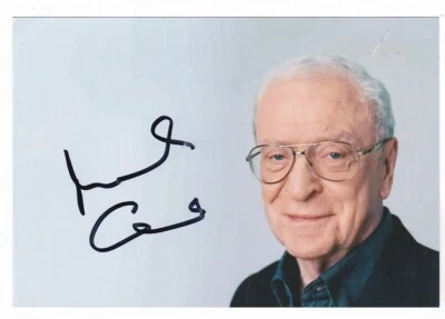 £24.99 • Buy MICHAEL CAINE Signed Autograph - Zulu, Get Carter, The Italian Job  Etc.