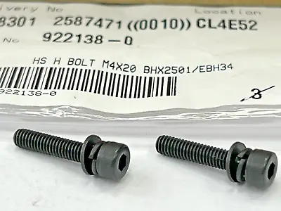 2xGENUINE MAKITA HSH BOLT M4X20 FOR BBX7600 BHX2501 EB5300 EB7650 EB7660 Blowers • £8.86