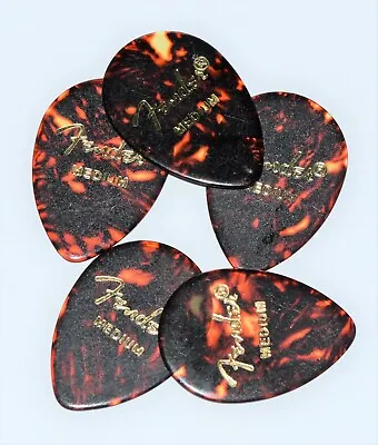 3 X Fender Guitar Picks Shell 358 Thin Medium Or Heavy • $5.55