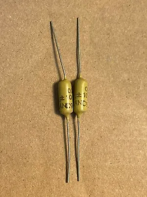 2 NOS Vintage Mullard .022 Uf 200v Mustard Capacitors TESTED Epiphone Marshall • $25