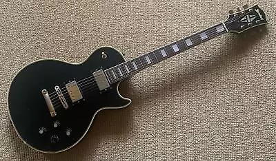 Vintage 1970's Bradley Les Paul Custom Copy - Black With Gold Hardware • $249.98