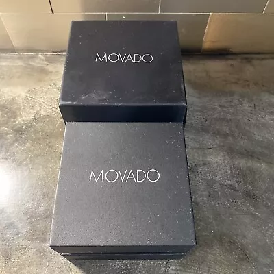 Movado Watch Presentation Box Empty Genuine Gift Present Ex. Cond. • $25