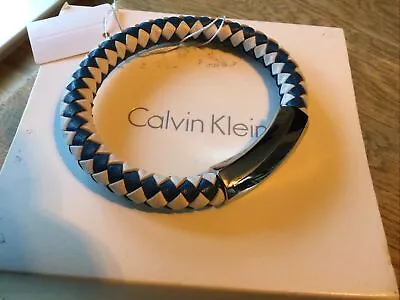 Calvin Klein Leather Bracelet New In Box  • £25