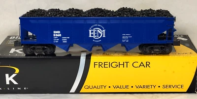 $28.95 • Buy K Line Diecast 4 Bay Hopper Electro Motive Hopper   K623-8027 Emd 3360