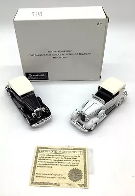 National Motor Museum Mint 1933 Cadillac Fleetwood & 1933 Cadillac Town Car 1:32 • $25