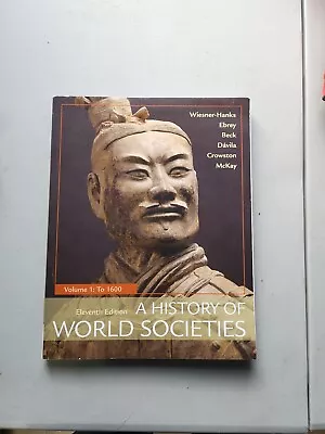 A History Of World Societies Concise Volume 1 - Paperback • $12.95