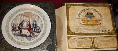 D'arceau Limoges Lafayette Legacy Plate #1 /Certificates/Box 1973 • $14.24