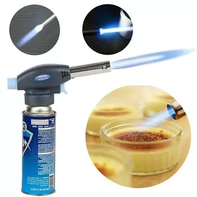 £6.39 • Buy UK Butane Gas Blow Torch Flamethrower Burner Welding Auto Ignition Soldering BBQ