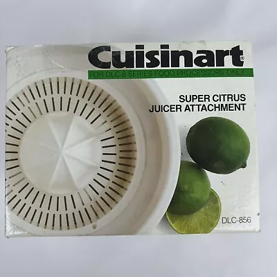 Vintage Cuisinart DLC-856 Super Citrus Juicer Attachment With Original Receipt • $44.95