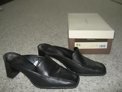 Merona Abba Black Mule Shoes Size 5.5  • $14.99