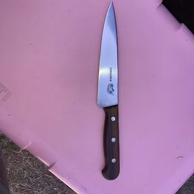 $32.95 • Buy Vintage Forschner Victorinox  Swiss Chef's Knife With Rosewood Handle