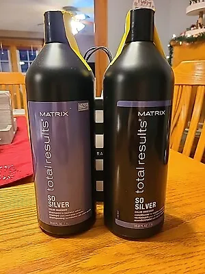 Matrix Total Results So Silver Shampoo & Silver Conditioner 33.8oz Duo Biolage • $31.99