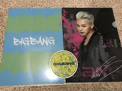 Big Bang Ichiban Kuji 2013 G Dragon 2 Clear File Set Jiyong Korean Kpop Japan • $40