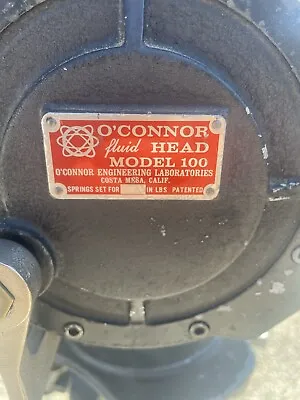 O’connor 100 Fluid Head Tripod • $3000