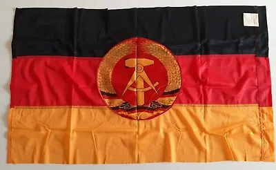 GDR Flag 1987 Original Communist East Germany DDR Fahne NVA Double-sided 100x60 • $12.90