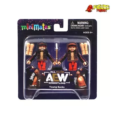 AEW All Elite Wrestling Minimates Young Bucks 2-Pack • $16.99