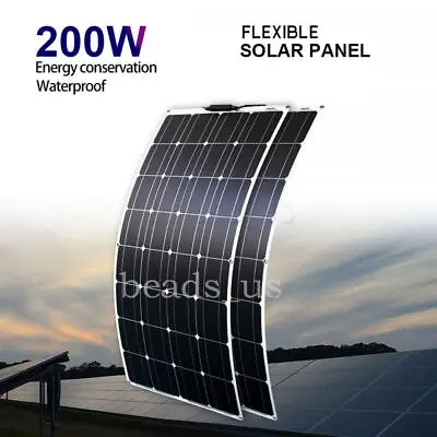 $123.99 • Buy Flexible Solar Panel 18V Battery Charger Kit For RV/Boat/Car/Home 18V 250W Watt