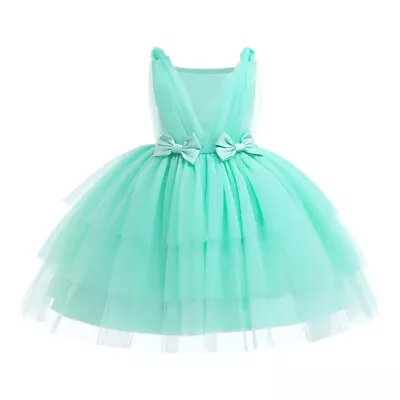 Vestido De Cupcake Para Niñas De Concurso Con Encaje Y Estilo De Princesa • $26.91