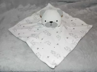 £12.95 • Buy Kyle And Deena White Bear Comforter Elephant Blankie Teddy Soft Toy