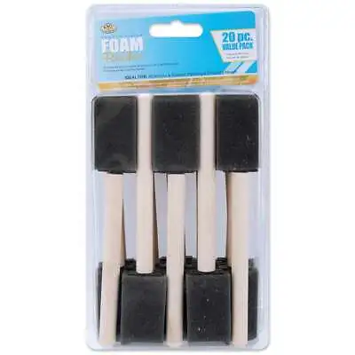 $8.47 • Buy Foam Brushes 20/Pkg-1 Inch Wide 090672159090